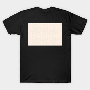 Bubble gum, pink background, pastel colors geometric pattern T-Shirt